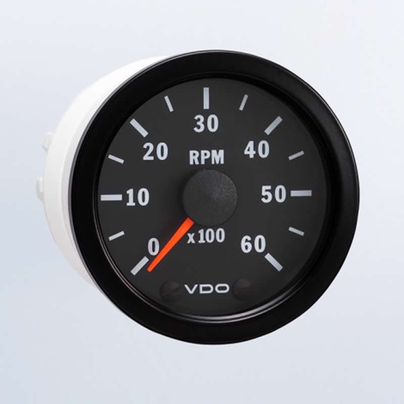 VDO Cockpit Vision Tachometer 6000 RPM 52mm 12V